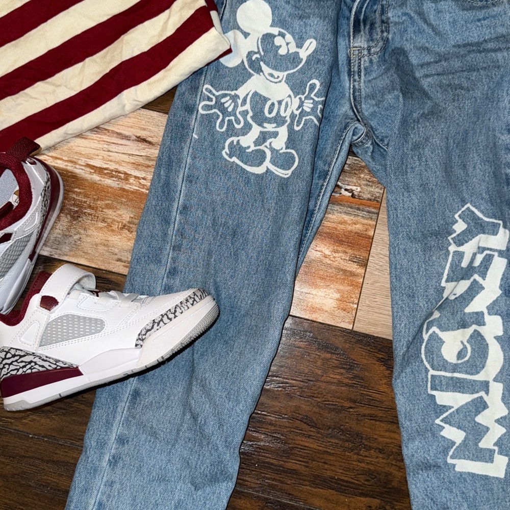 Zara Shirt and Pants set Jordan Spizike Low Pre-School bundle - Picture 1 of 6
